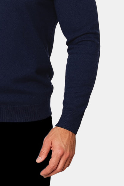 SERANZA V-HALS SWEATER - ROYAL BLUE